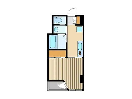 プレミアムバリュー大泉学園(1K/4階)の間取り写真