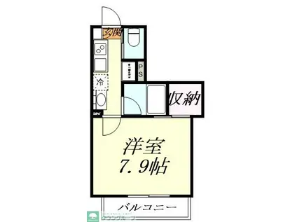 ミライズ浦和美園(1K/1階)の間取り写真