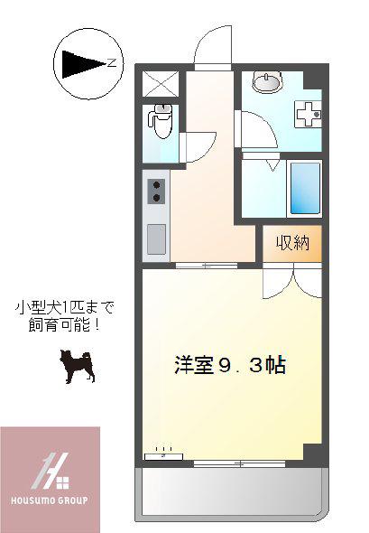 ラナップスクエア大阪城西(1K/11階)の間取り写真