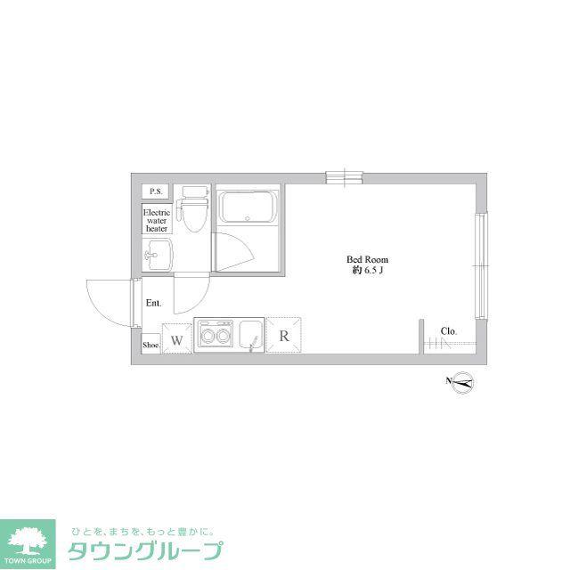 アイオン品川(ワンルーム/1階)の間取り写真