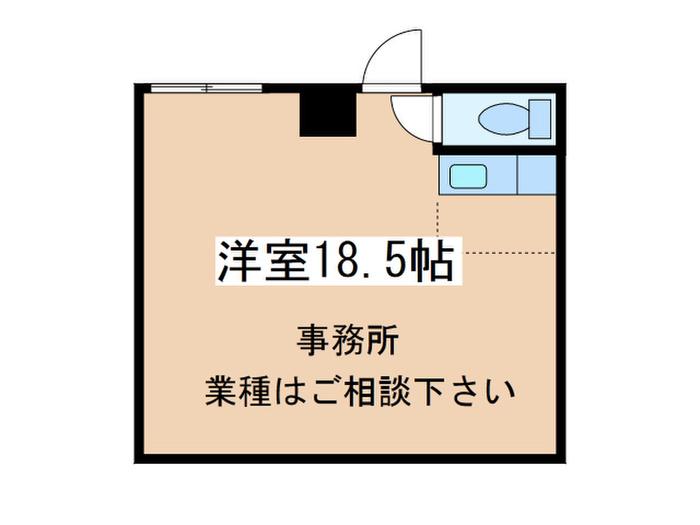 ヴェルティーレ府中(ワンルーム/1階)の間取り写真