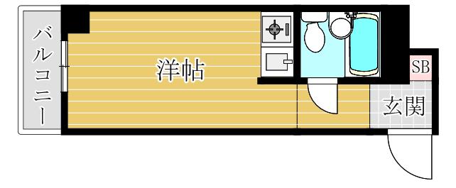 コンフォートマンション(ワンルーム/7階)の間取り写真