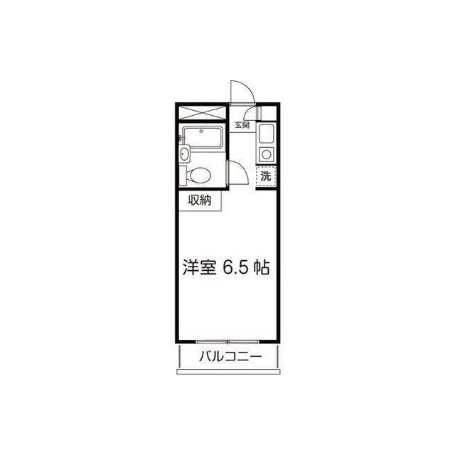 TIKS1(ワンルーム/9階)の間取り写真