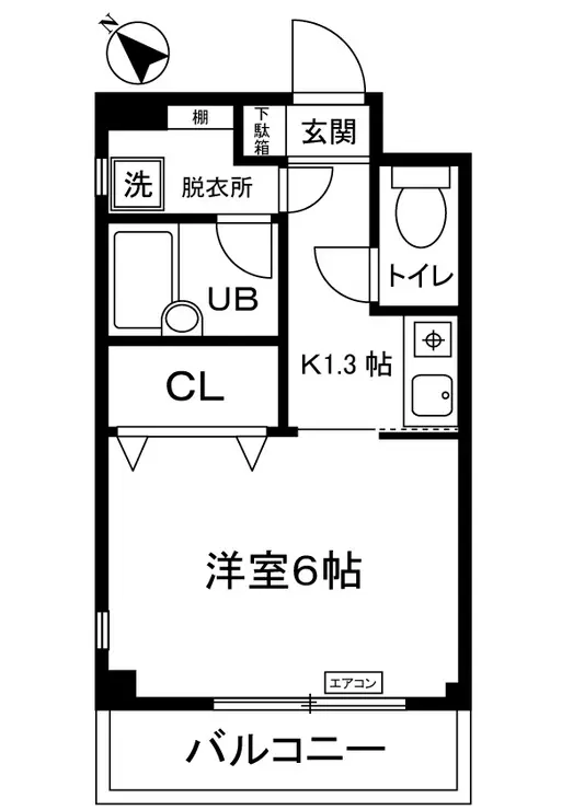 ビータソレアード 1階階 間取り