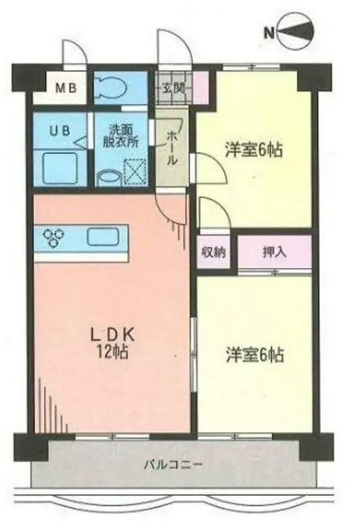 アルシヨン悠々 3階階 間取り