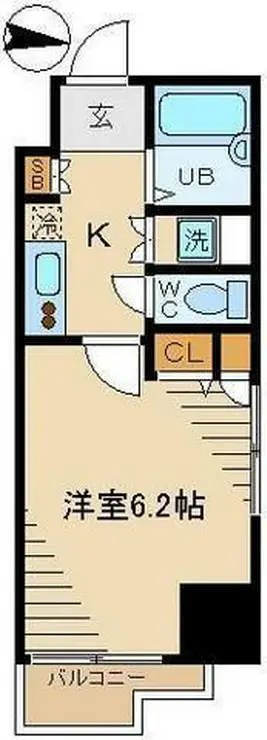 VIDA御茶ノ水 3階階 間取り