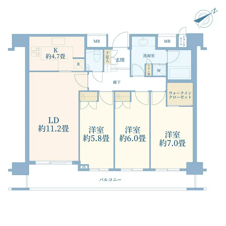 渋谷アインス 9階階 間取り