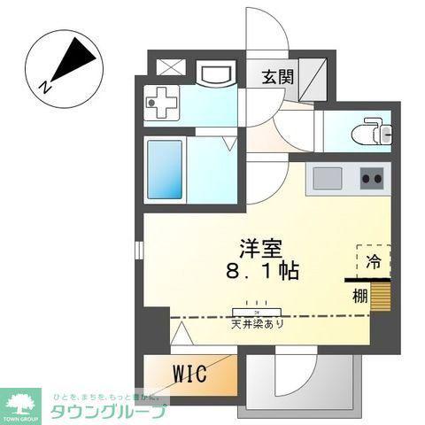 上池台2丁目マンション(ワンルーム/6階)の間取り写真