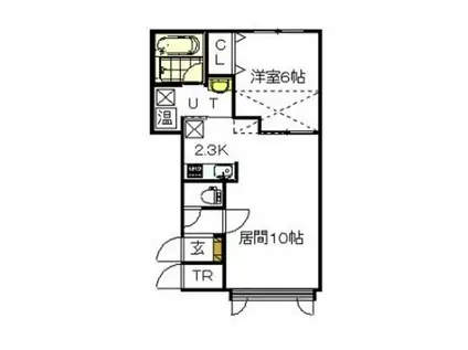 Y.STELLA IV(1LDK/2階)の間取り写真