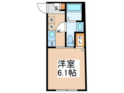 VISTA要町(1K/3階)の間取り写真