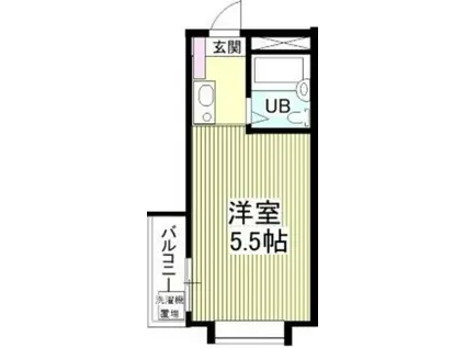 クアルト上井草(ワンルーム/3階)の間取り写真