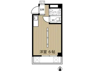 ロイヤルシード小阪(ワンルーム/2階)の間取り写真