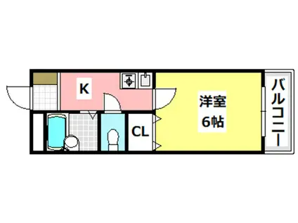 グランシャリオ ヒロ(1K/3階)の間取り写真