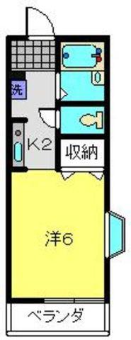 エクサビリオン(1K/3階)の間取り写真