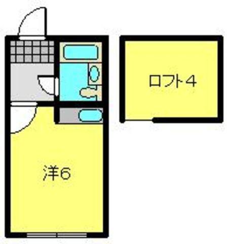 プラザドゥエリーゼC(ワンルーム/1階)の間取り写真