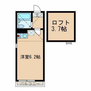 サニーコート町屋(ワンルーム/3階)の間取り写真