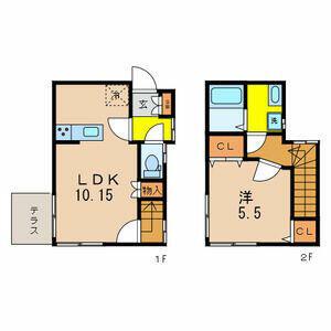 GRAZIA COURT(1LDK/1階)の間取り写真