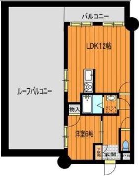 嶋本マンションVIII(1LDK/4階)の間取り写真