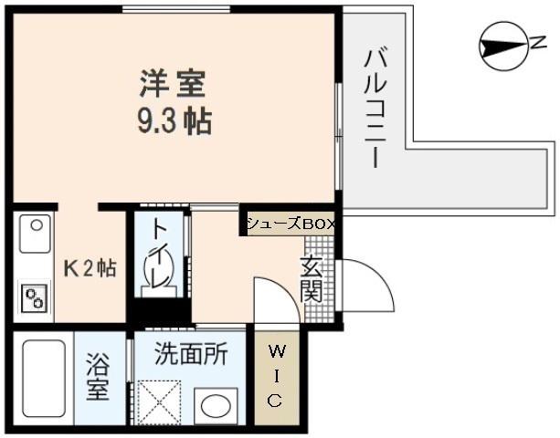 PLEIN SOLEIL吉見園(1K/3階)の間取り写真