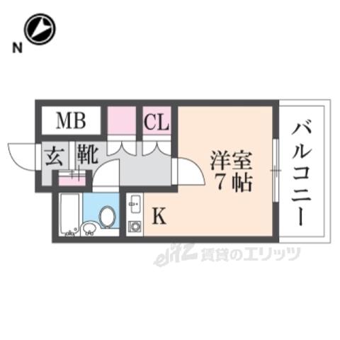 神宮吉田マンション(ワンルーム/3階)の間取り写真