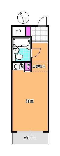 ダイマス熊野町マンション(ワンルーム/3階)の間取り写真