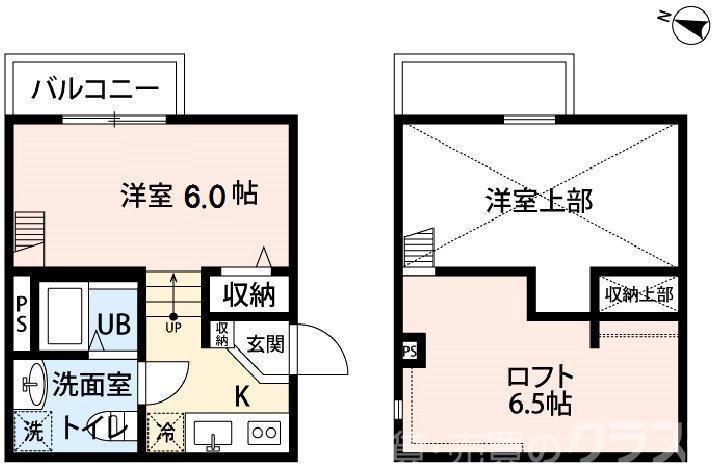 アイリス南余部(1K/1階)の間取り写真