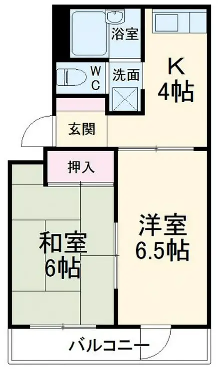 メゾン吉野 3階階 間取り