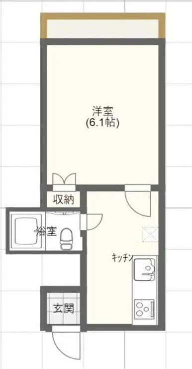 飛田給ハイム 3階階 間取り