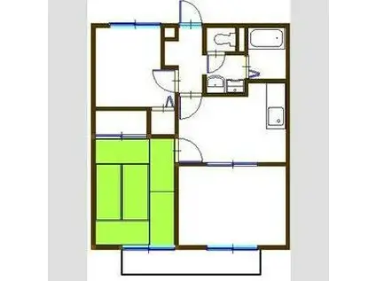 ハイツナカノ(3DK/2階)の間取り写真