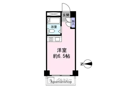 NYコート金沢(ワンルーム/3階)の間取り写真