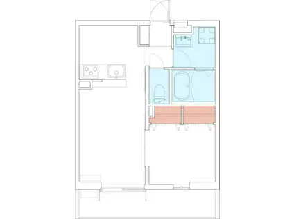 リブリ・ROSEMARY(1LDK/1階)の間取り写真