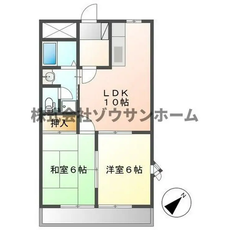 ユーカリハイツ 1階階 間取り
