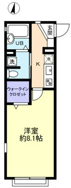 パークサイドマンション松が丘 1階階 間取り