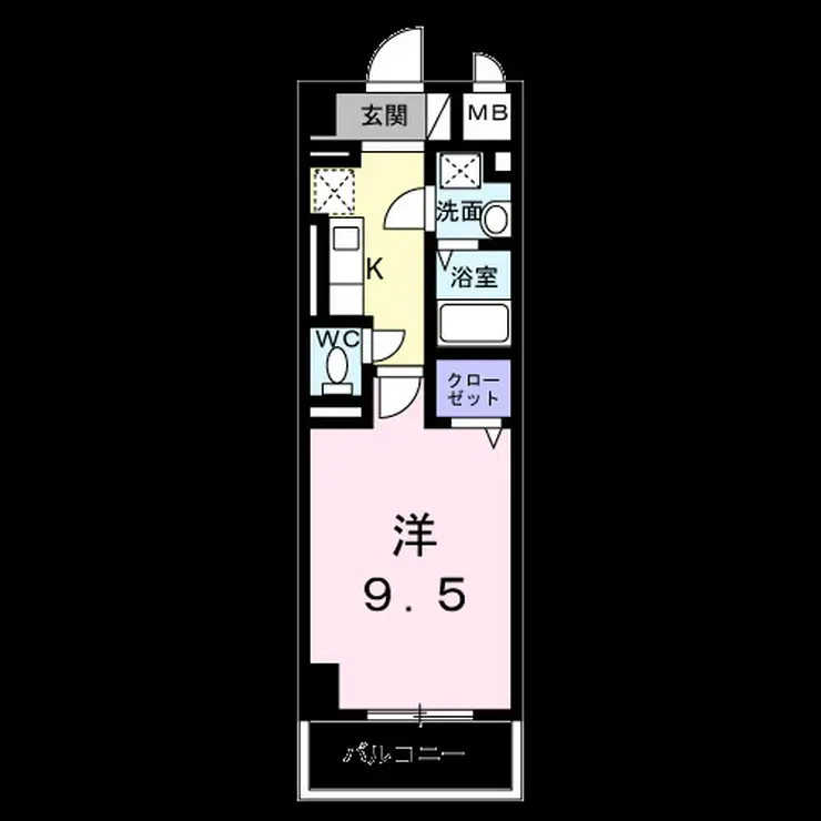 アリス伊勢原 7階階 間取り