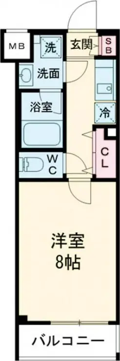 プレール・ドゥーク高井戸 1階階 間取り