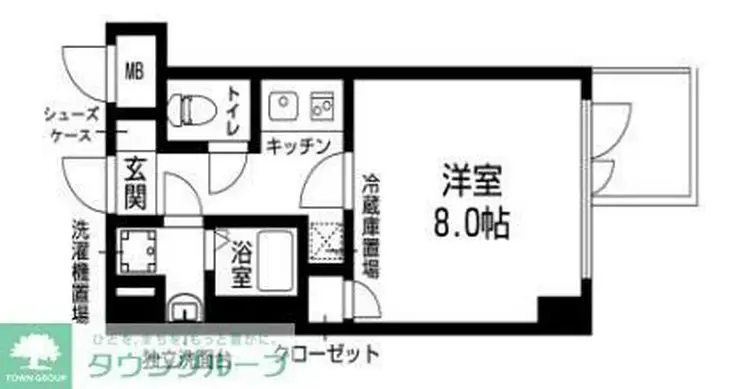 RISING STAGE 3階階 間取り