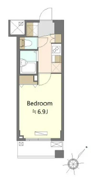ARTESSIMO FONTE 3階階 間取り