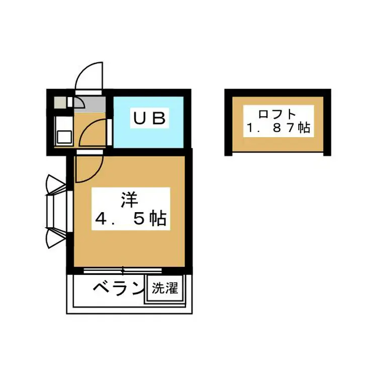 レオパレス金沢文庫第3 2階階 間取り