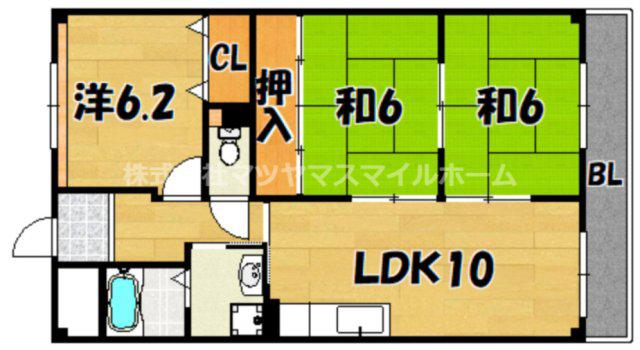 ソレイユ光(3LDK/2階)の間取り写真