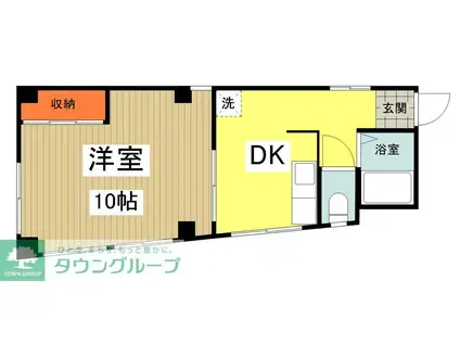 スターアークIII(1K/3階)の間取り写真