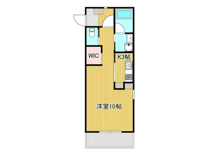 THE TOWL(1K/5階)の間取り写真