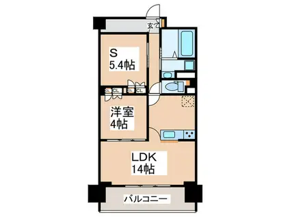 リーラ横浜川和町(1SLDK/3階)の間取り写真