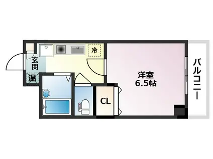 本山ヤングパレス(1K/2階)の間取り写真