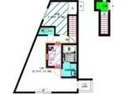 RADIANCE大府(1LDK/1階)の間取り写真