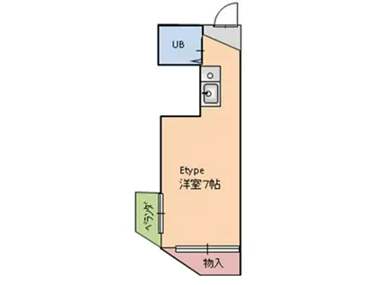 グレイス妙音通(ワンルーム/4階)の間取り写真