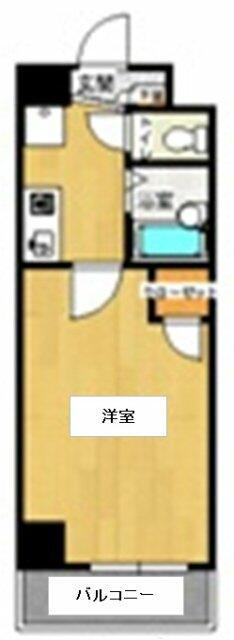 プライムアーバン亀戸(1K/9階)の間取り写真