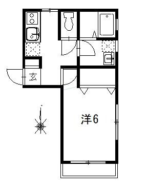 イマージュセイアイ(1K/3階)の間取り写真