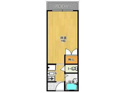 ネオコーポイケダヤ2号館(1K/4階)の間取り写真