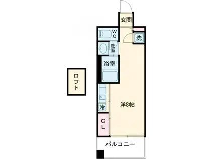 GC21.NETビル(ワンルーム/2階)の間取り写真