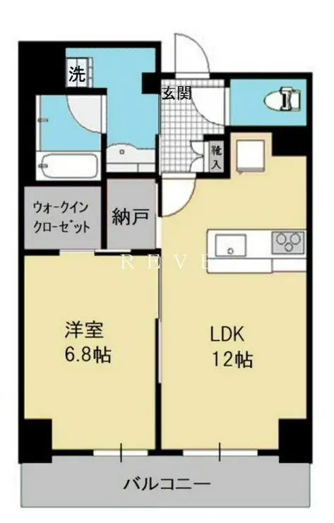 パークリュクス小石川 11階階 間取り